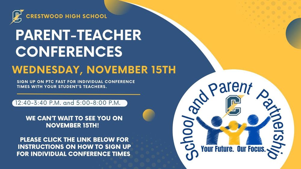 CHS Parent Teacher Conferences are on Wednesday, November 15th!