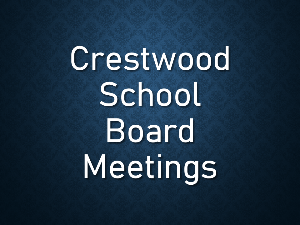 Crestwood School Board Meetings
