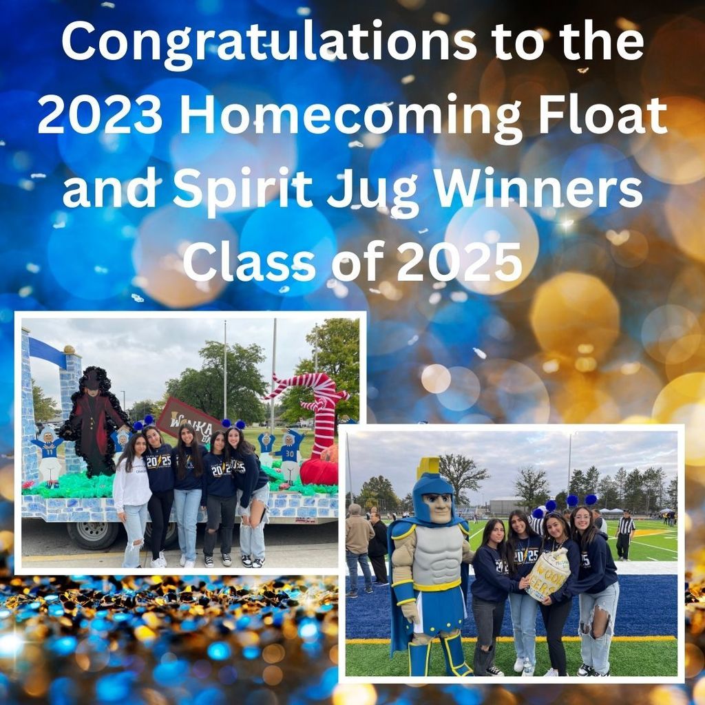 Class of 2025 Homecoming Float and Spirit Jug Winners